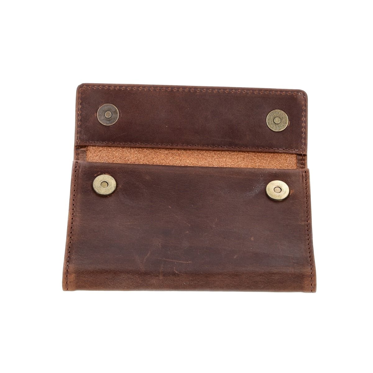 OHIA Drehertasche, echt Leder, braun – Ansicht 2