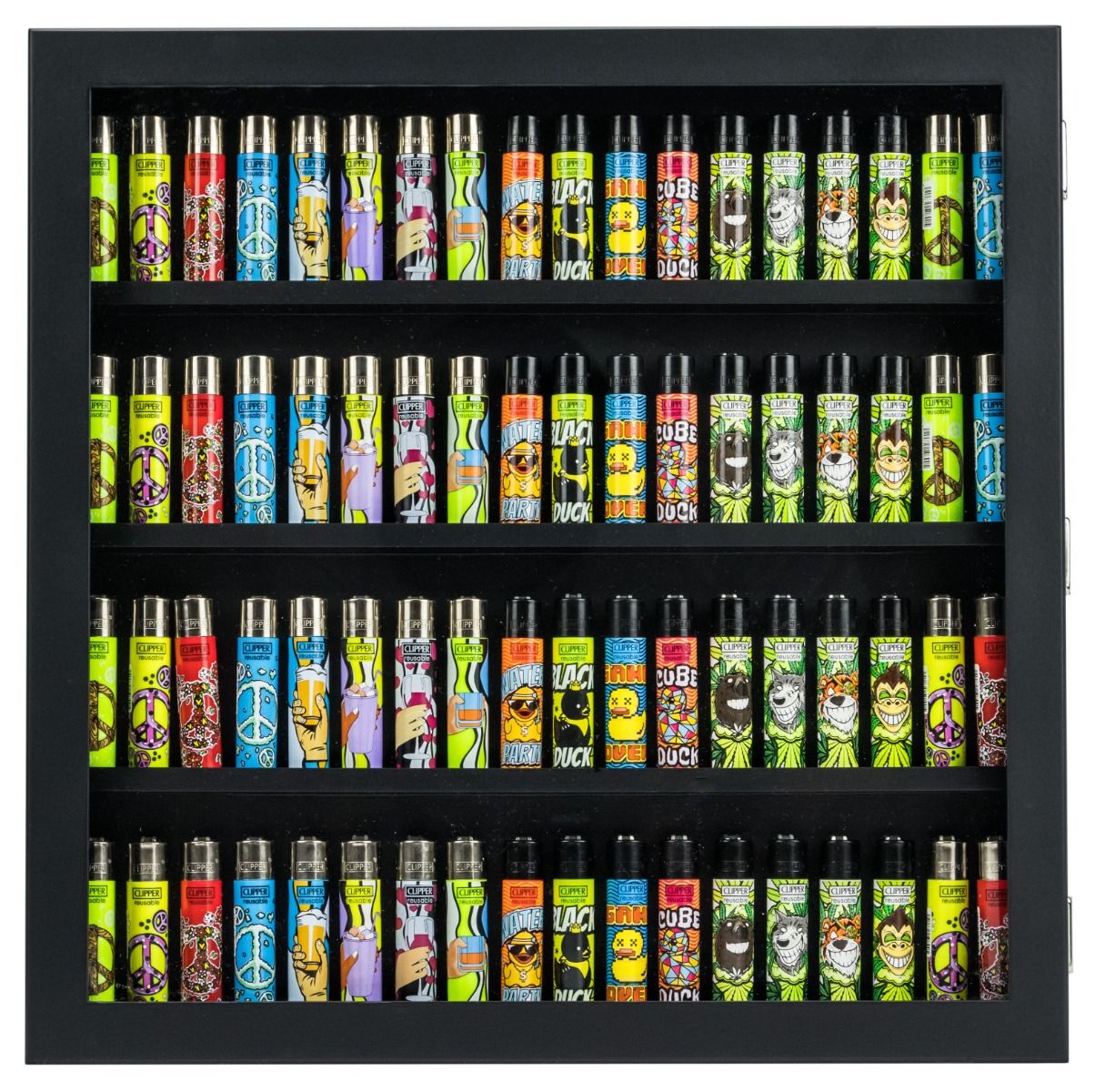 Clipper Vitrine, schwarz – Ansicht 3