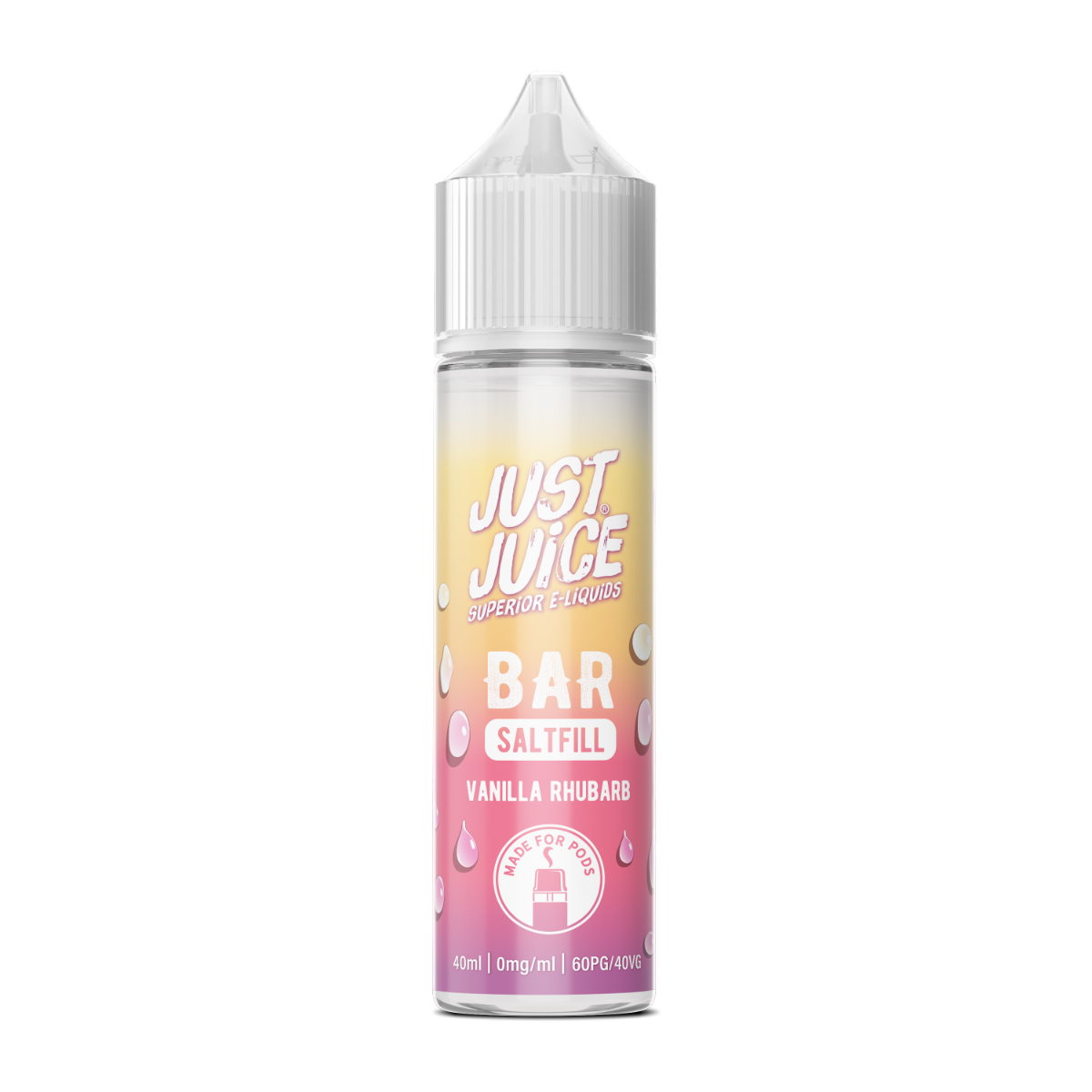 Just Juice BAR RANGE - Vanilla & Rhubarb - 40ml - Shortfill – Ansicht 3
