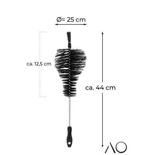 AO Bowlbürste Schwarz – Ansicht 2