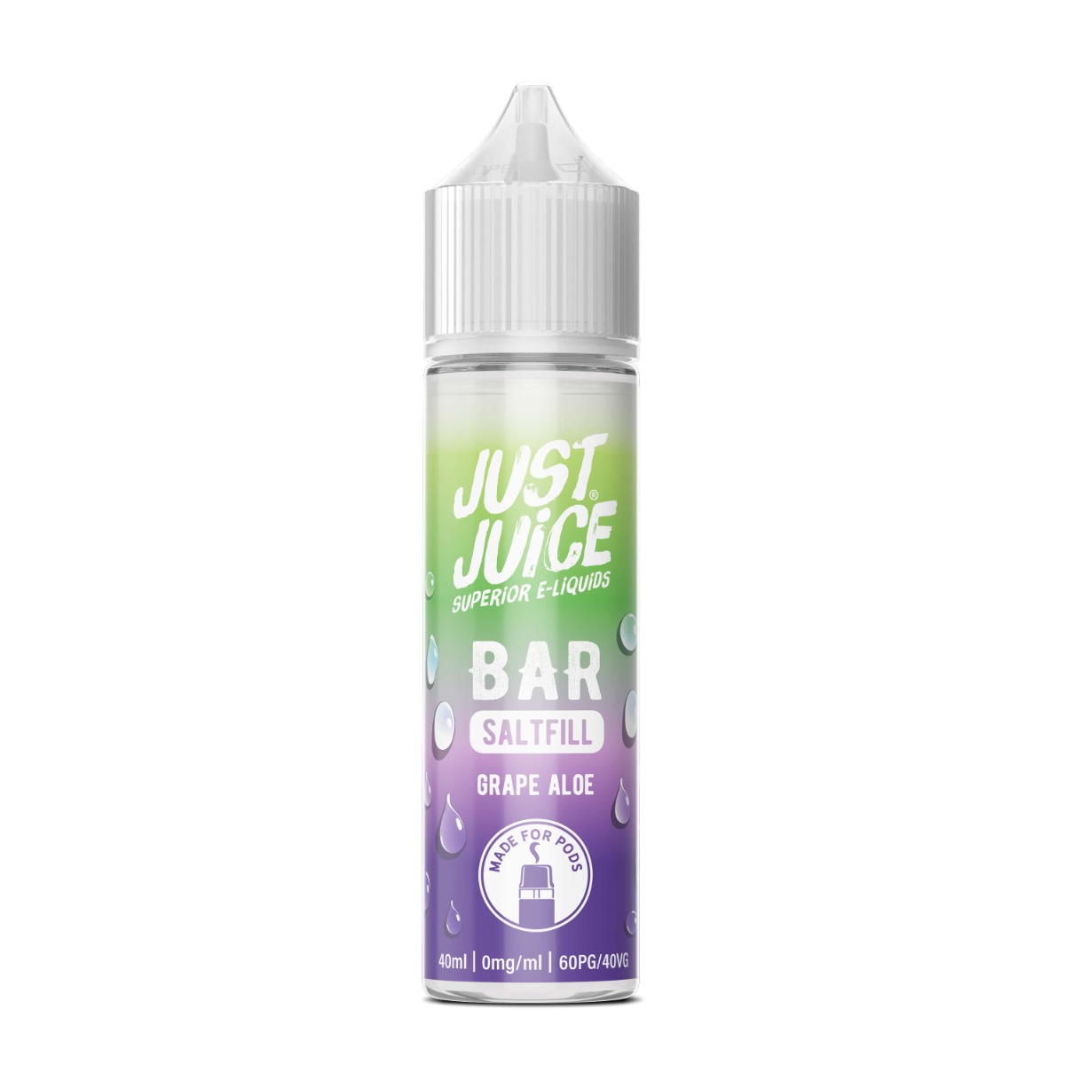 Just Juice BAR RANGE - Grape Aloe - 40ml - Shortfill