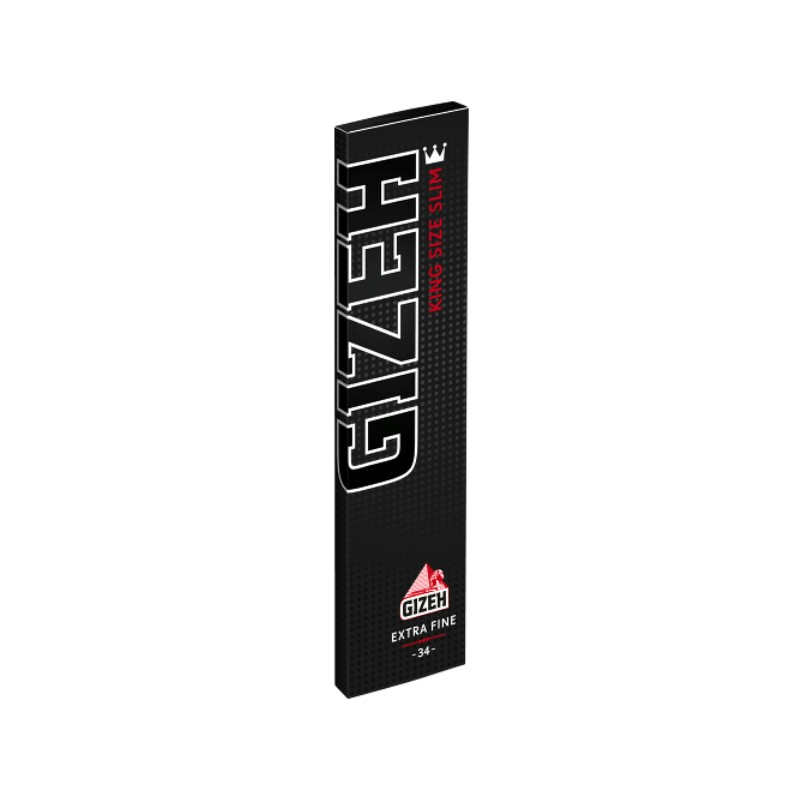 Gizeh KingSize Slim - Black (50 x 34 pcs)