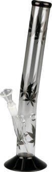 Bong Glas Black Leaf, 35cm