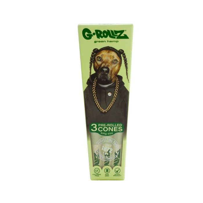 G-Rollz Prerolled Cones, Doggo, King Size, 3 Stk., Assort.