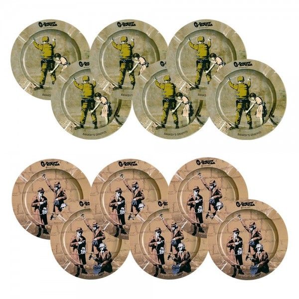 G-Rollz Aschenbecher, BANKSY Strike Assort., 13.5cm – Ansicht 2